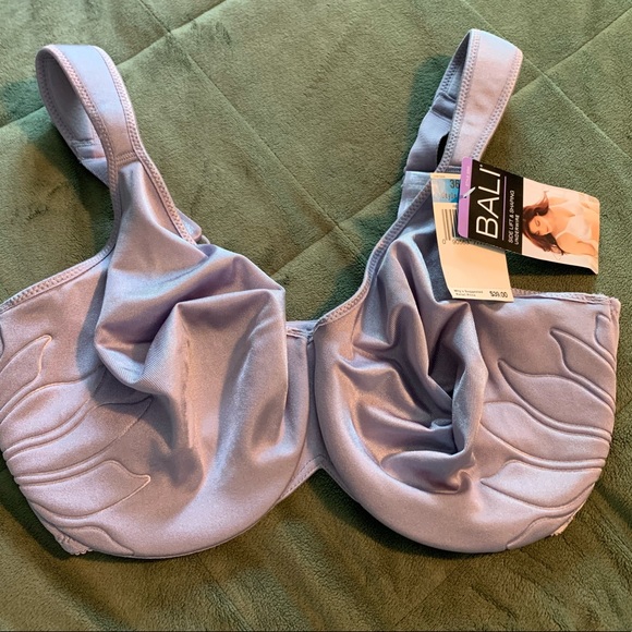 Bali amethyst quartz colored side lift and shaping underwire bra, size 36DDD - Picture 1 of 5